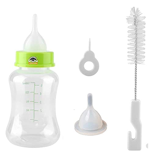 PSK PET MART Milk Feeding Bottle Nursing Kit Set for Puppy, Puppies, Cats, Dog, Kitten, Rabbit- Colour May Vary (150 ML) (B09RJTCSW5) Amazon Price History, Amazon Price Tracker