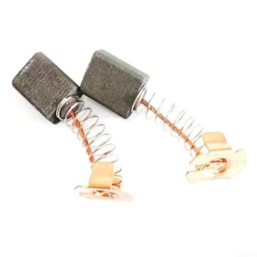 Escobillas de carbón para sierras ingletadoras 210 mm E113-4 piezas de repuesto para sierras ingletadoras RAGE3-S y Fury 3-S, material de carbono y metal, 6 x 11 x 16 mm