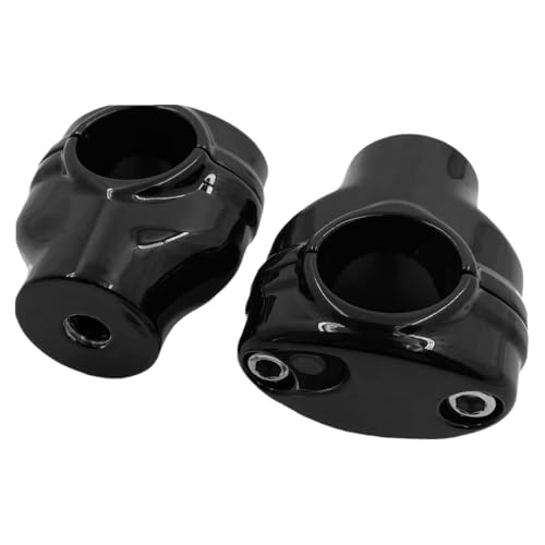 Colliers de serrage guidon de 1.25 et 1 pouce risers moto 2" - 3