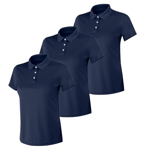 Hanes Women's Performance Polo, Single or 3-Pack, Sport Cool DRI