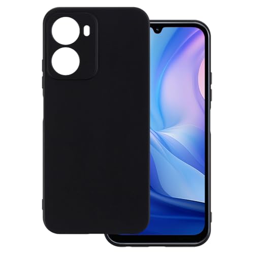 OAGELIM �P�[�X Xiaomi Redmi 15A 5G �Ƃ̌݊������� Case �ϏՌ�TPU�\�t�g�t���L�V�u���W�F���ی�d�b�J�o�[ �σX�N���b�`���~���^���[���x���̑ϗ��� (�u���b�N)