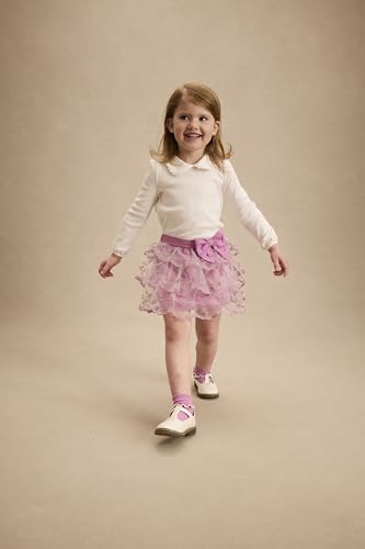 Gymboree Girls' and Toddler Short Sleeve Basic Layering Collar Shirt4