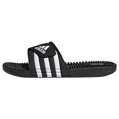 adidas Unisex Adissage Schlappen, Core Black/Ftwr White/Core Black, 46 EU