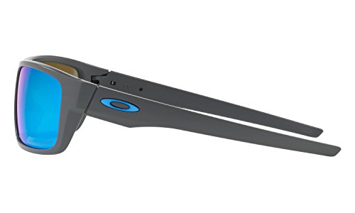 Oakley Drop Point Sunglasses Matte Dark Grey with Prizm Sapphire Polarized Lens 60mm4