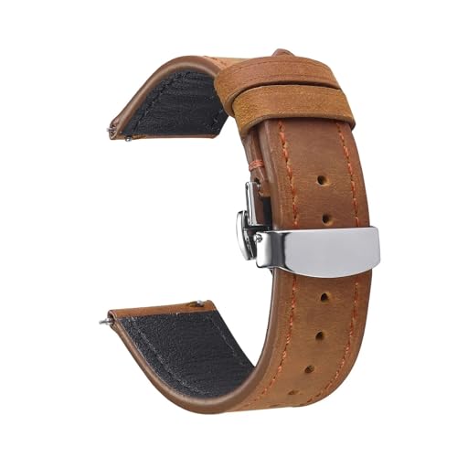 CongYi g{vvoh 18mm 19mm 20mm 21mm 22mm 24mm NCW[z[Xvoh fB[X Y rvuXbg(Brown,20mm)