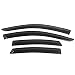 Window Visor Compatible With 2013-2017 Nissan Altima | Acrylic Unpainted Black Sun Rain Shade Guard Wind Vent Air Deflector by IKON MOTORSPORTS | 2014 2015 2016
