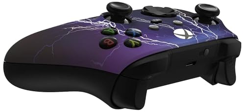 Image of Custom Controllerzz Wireless Controller for Microsoft Xbox Series X /S & Xbox One - Custom Soft Touch Feel - Custom Xbox Series X /S Controller (X /S Stormy Skies)