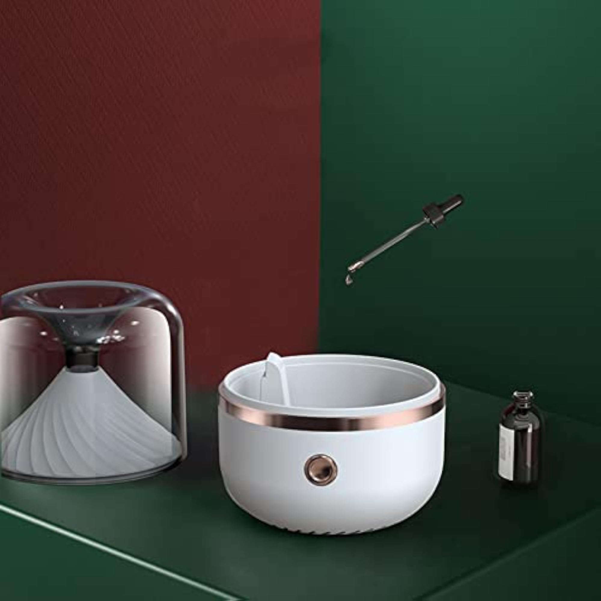 Essential Aroma Diffuser with LED, Ultrasonic Humidifier