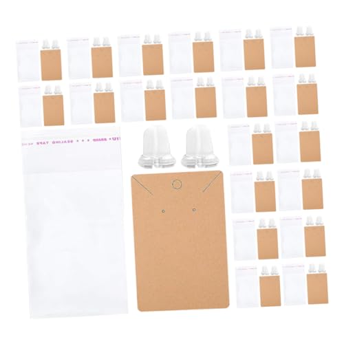 NUOBESTY 2 Juegos Conjunto De Almacenamiento De Joyas Cajas De Almacenamiento Divisor De Cajones Fundas Para Tarjetas Equipo Para Hacer Aretes Titular De Gafas Bolsa De Polipropileno