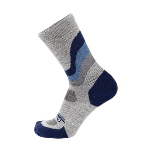 Image of GRIP6 Crew Socks - Merino Wool Socks Made in the USA, Lightweight Wool Hiking Socks, Crew Socks for Men and Women