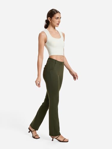 Image of Yogipace,Belt Loops,Women's Petite /Regular /Tall Straight Leg Yoga Dress Pants