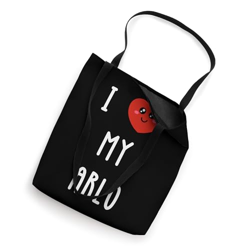 Bolso tote divertido con estampado 'I Love My Arlo Name' miniatura 2