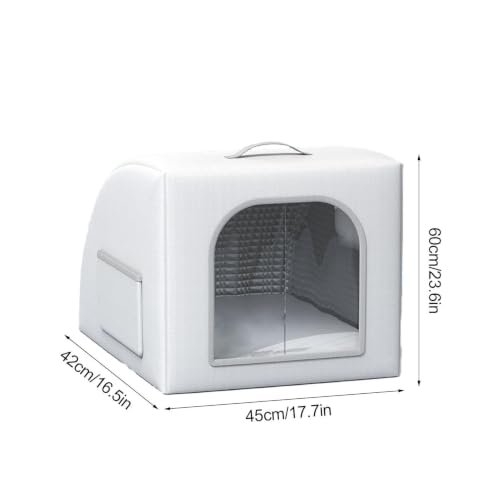 Refugio plegable de refrigeración para mascotas ideal para jardín, terraza y granja 6