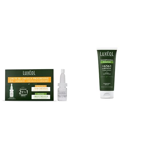 Luxéol – Chute de Cheveux Progressive 2 en 1 – Pousse & Antichute...