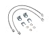 89702 Brake Line 26" compatible for 97-06 4WD Jeep Wrangler TJ; 04-06 4WD Jeep Wrangler TJ Unlimited; 87-95 4WD Jeep Wrangler YJ; 84-01 4WD/2WD Jeep Cherokee XJ.
