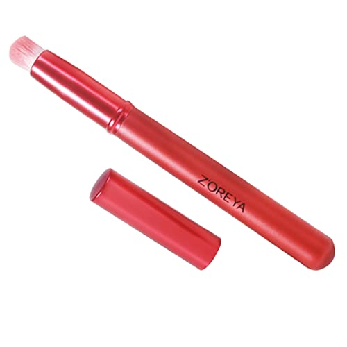 Ipetboom Portable Lip Gloss Brush Applicator Tool for Makeup for Lipstick and Eyeshadow Application Convenient and Practical Design for Home and Salon Use Includes Protective Cap