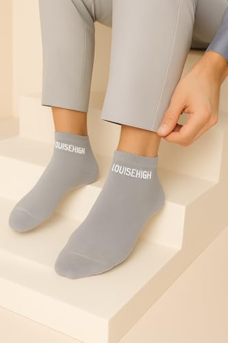 Image of Men Cotton Ankle Length Socks Combo