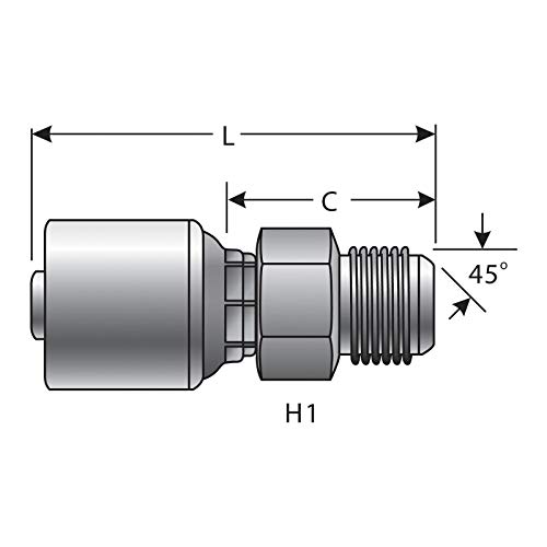 Image of Gates G25195-0606 Hydraulic Coupling