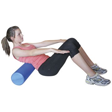 Image of Inditradition Grid Solid Form Roller For Exercise (Blue) - 12 Inch