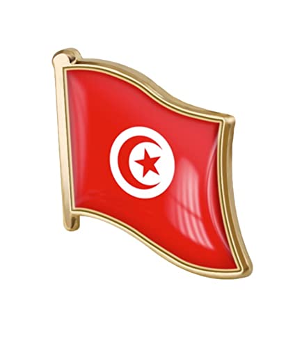 Image of vmcoatdu Country Flag Pin Badge International Travel Brooch Metal Alloy Souvenir Pin for Hat Clothes Backpack