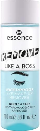 essence | Remove Like A Boss Waterproof Eye & Face Make-Up Remover | Bi-Phase, Gentle & Caring, Easy to Remove | Vegan & Cruelty Free | Free from Parabens, & Microplastic Particles