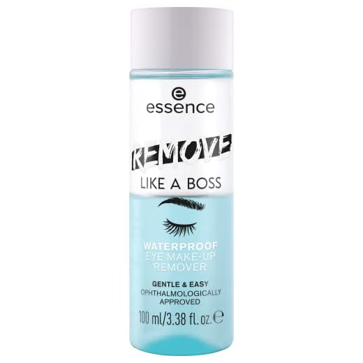 essence | Remove Like A Boss Waterproof Eye & Face Make-Up Remover | Bi-Phase, Gentle & Caring, Easy to Remove | Free From Parabens, Alcohol, & Microplastic Particles | Vegan & Cruelty Free