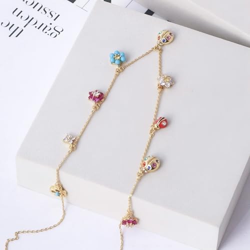 18K Gold Plated Ladybug Necklace, Dainty Charm Choker Necklace, Jewelry Gifts for Wife, Girlfriend, Birthday, Anniversary, Bridesmaid Party Accessories3