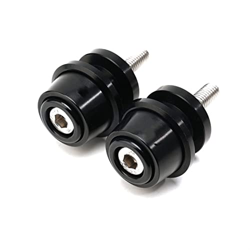 Vis de support bras oscillant 8mm noir en aluminium CNC pour Kawasaki Z650