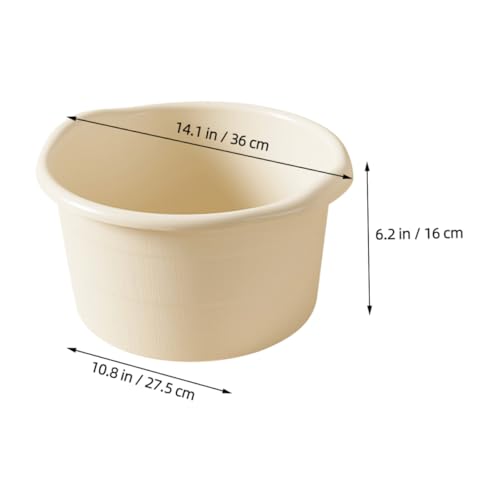 Cubo de plástico para baño de pies compacto y ligero miniatura 2