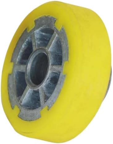Band Sealer Machine Rubber Roller, Yellow, 11mm Inner Diameter, 5cm Outer Diameter, Replacement Wheel for Pouch Sealing Equipment