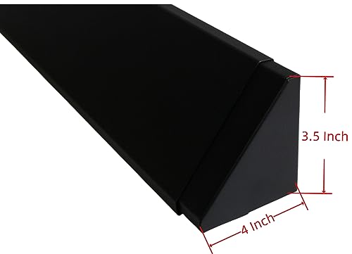Americangaslogs Black Adjustable Fireplace Hood for 28 to 48" Harmony Burners Fireplace Hood Heat Shield （Patent Applied） - Thumbnail 3
