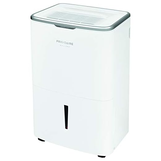 Frigidaire FGAC5044W1 Dehumidifier, High Humidity 50 Pint Capacity with Wi-Fi Connected, Built-In Air Ionizer to maximize your comfort, Easy-to-Clean Washable Filter, in White