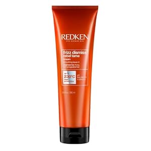 Redken | Heat Protection Smoothing Cream, Babassu Oil, Frizz Dismiss Rebel Tame, 250 ml