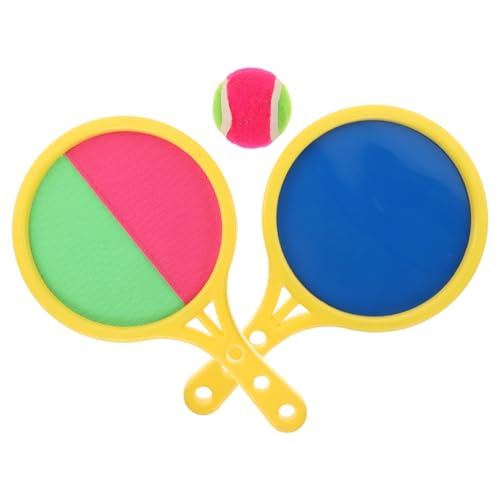 OSOLADY 1set Outdoor Sticky Catch and Girls Double-Sided Paddles for Tossing and Catching Fun for Family Bonding and Preschool Sports Activities