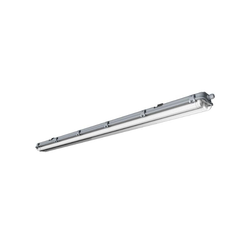 Kit de regleta LED IP65 + 2 tubos de neón LED 120 cm T8 18 W – Pack de 6 / blanco frío 6000 K – 8000 K