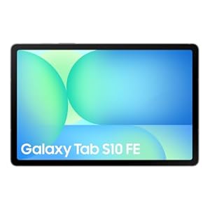 Samsung Galaxy S10 FE Android Tablet, Wifi, 256GB Storage, 8GB Memory, 10.9" Display, S Pen included, Long lasting Battery, Grey, 3 Year Extended Warranty (UK Version)