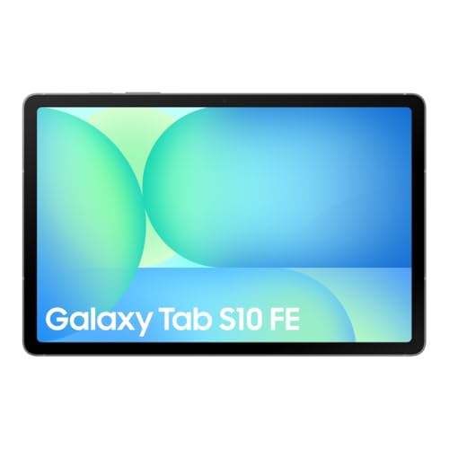 Samsung Galaxy S10 FE Android Tablet, Wifi, 256GB Storage, 8GB Memory, 10.9" Display, S Pen included, Long lasting Battery, Grey, 3 Year Extended Warranty (UK Version)