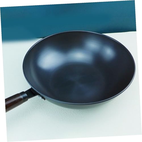 Wok de hierro antiadherente con fondo redondo, 1 unidad miniatura 6