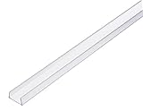 American Lighting H2 Plastic Hybrid 2 LED Tape Rope Light Mounting Track, 3-Foot Length, Pack of 10, White
