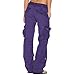 asntrgd Women's Low Rise Pants Trendy Hippie Punk Straight Leg Work Cargo Pants Athletic Trousers Sweatpants with Pockets