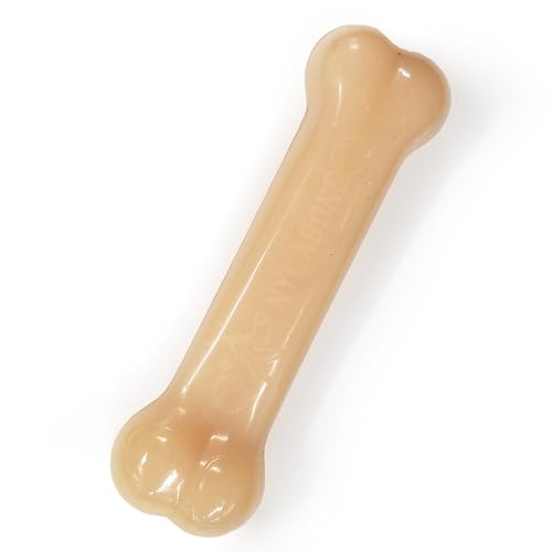 Nylabone Power Chew Original Bone - Durable & Tough Chew Toys for Aggressive Chewers - Durable Dog Toy for Medium Breeds - Original Flavor, Medium, Up to 35 Ibs. (1 Count)