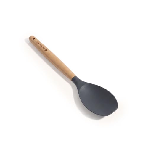 Image of CUMIN CO. Silicone Spoonula | Non Toxic Heat Resistant Spatula for Cooking and Baking | BPA Free, SGS Certified | Upto 230C | Cookware Friendly
