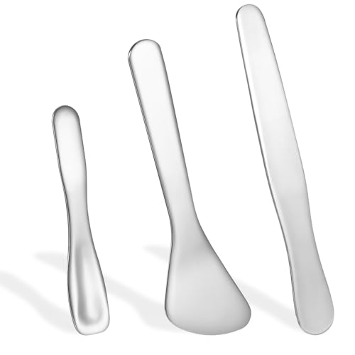 Yuomeaz 3 Sizes Metal Spatulas