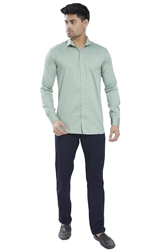 Image of DIVISIVE Men's Solid Slim Fit Shirt