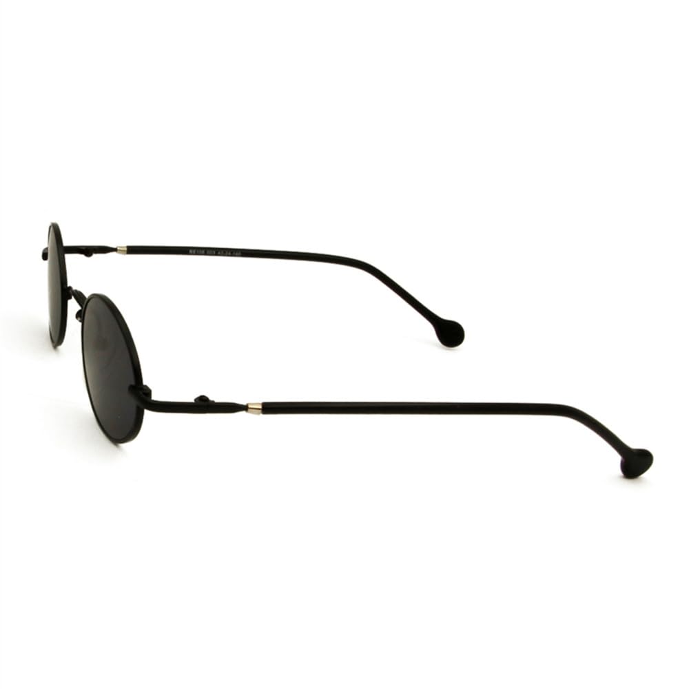 Gafas de sol ovaladas pequeñas de metal para hombre, gafas de sol punk vintage antideslumbrantes para mujer