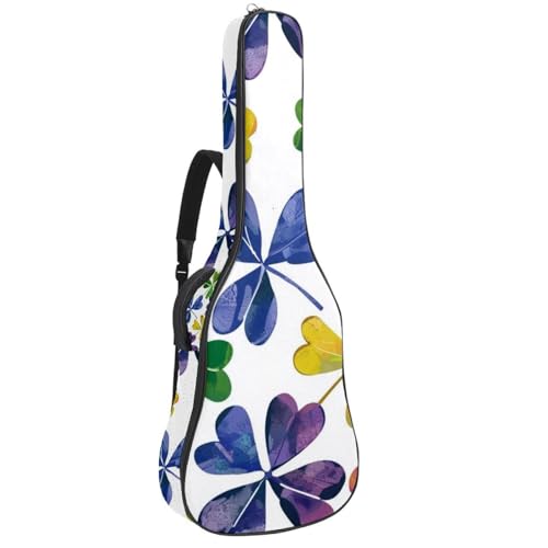 Sac guitare acoustique trèfle porte-bonheur pour transporter votre musique