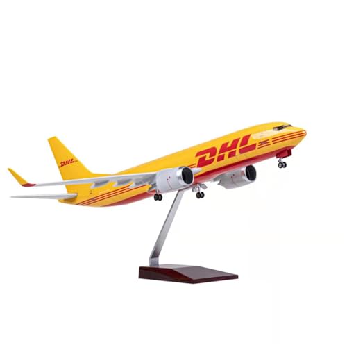 Boeing 737 DHL modelo de avión de aleación fundida a presión 47 cm réplica coleccionable 1/85