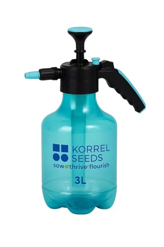 Image of 3 Liter Heavy Duty Pressure Sprayer Pump | Adjustable Nozzle & Safety Pressure Release Valve | Transparent Design for Water Level | Ideal for Garden, Home, and Sanitizing (3 LTR Blue)