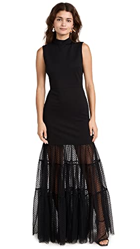STAUD Women's Daffodil Dress, Black, L at Amazon Women's Clothing store
