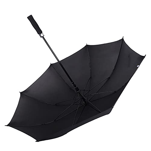 Parapluie étanche et résistant au vent avec structure solide